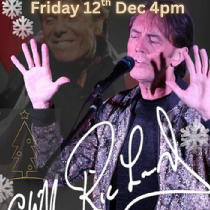 Cliff Richard Tribute with a 2 course - 12th December 4pm